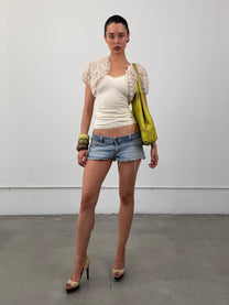 ‘Adara’ Micro Denim Shorts