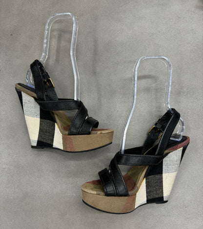 Burberry Wedge Sandals