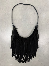 ‘Aleyse’ PonyHair Fringe Handbag