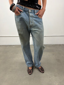 Levi Light Wash Relaxed Straight Leg Jeans