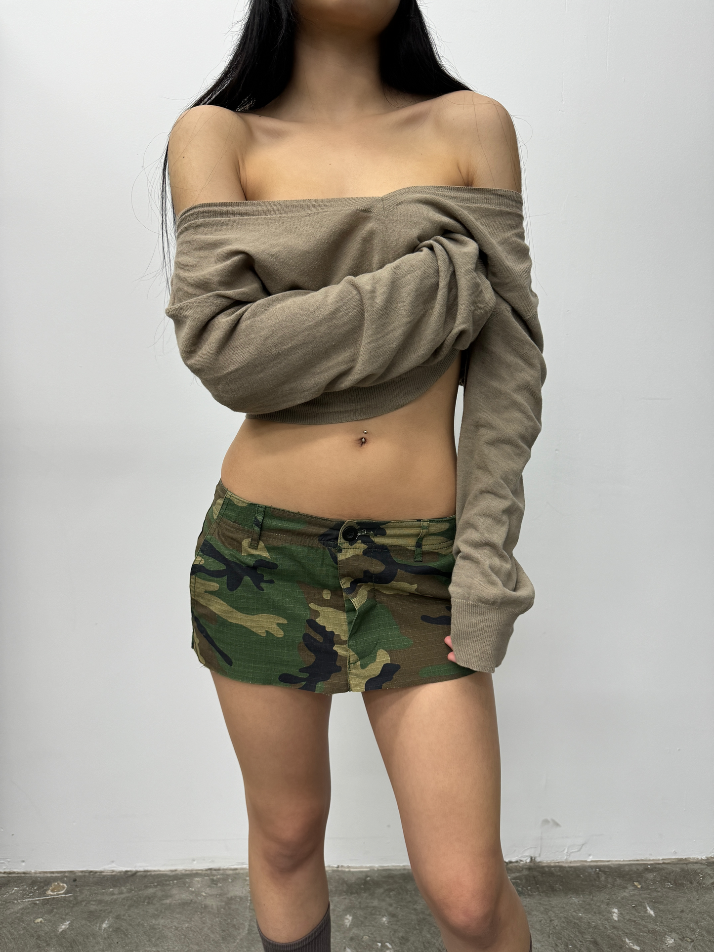 Camo Micro Mini Skirt