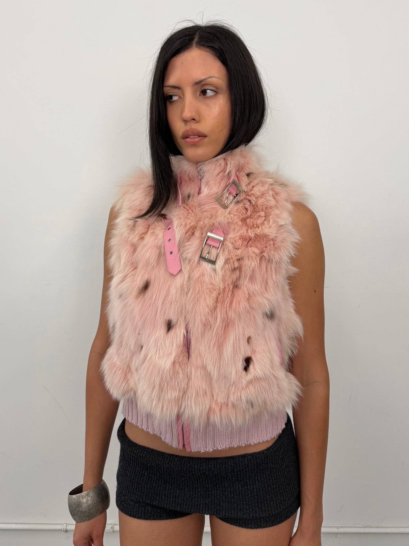 ‘Nylah’ Fox Fur Vest