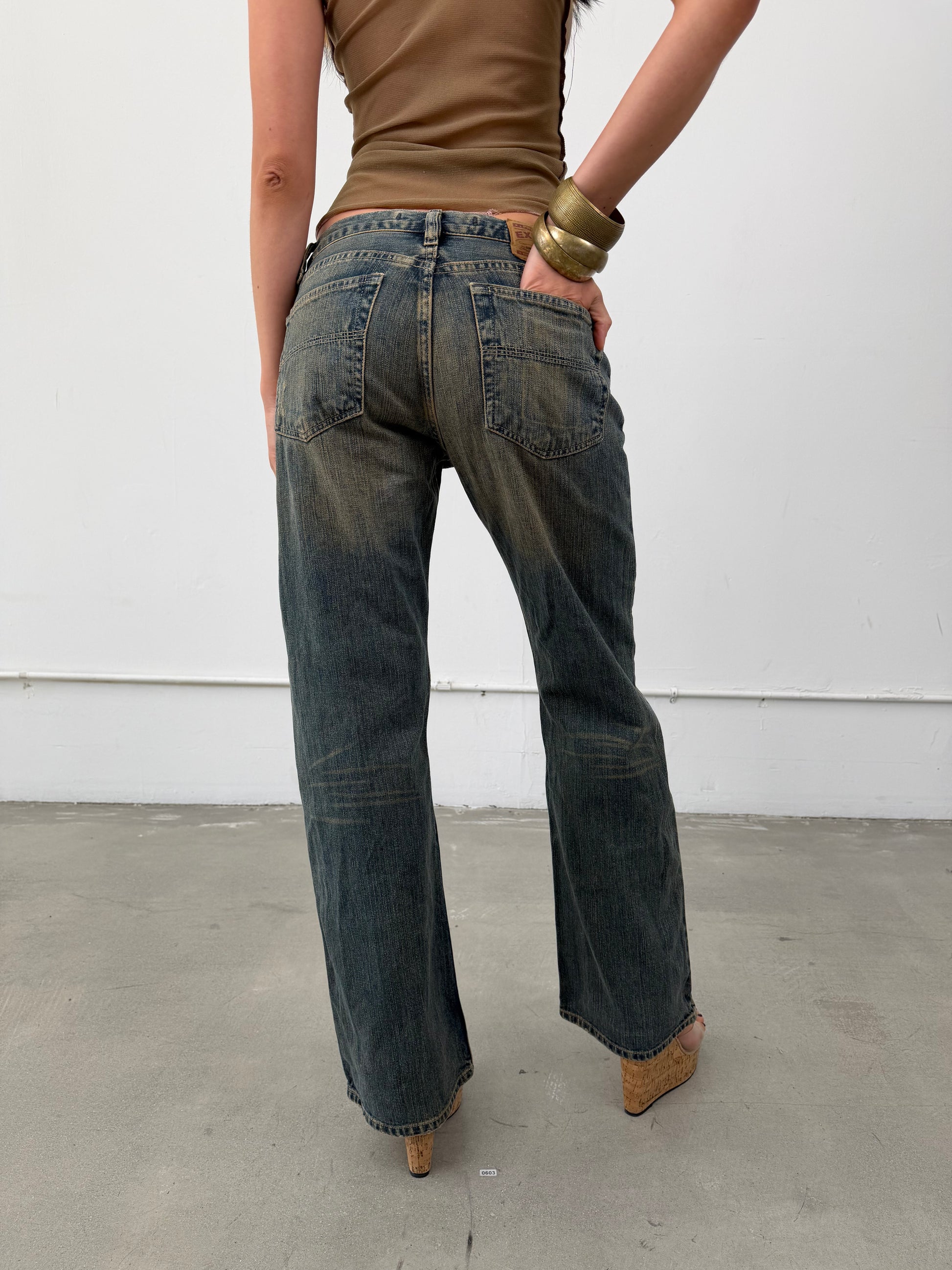 ‘Rhea’ Muddy Wash Jeans