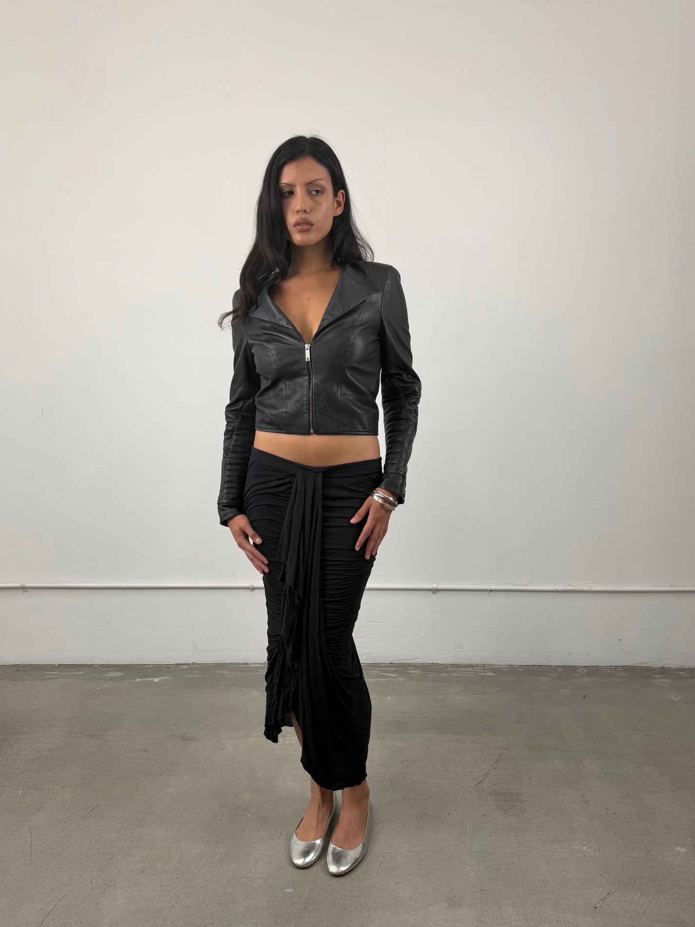 ‘Tasia’ Leather Jacket