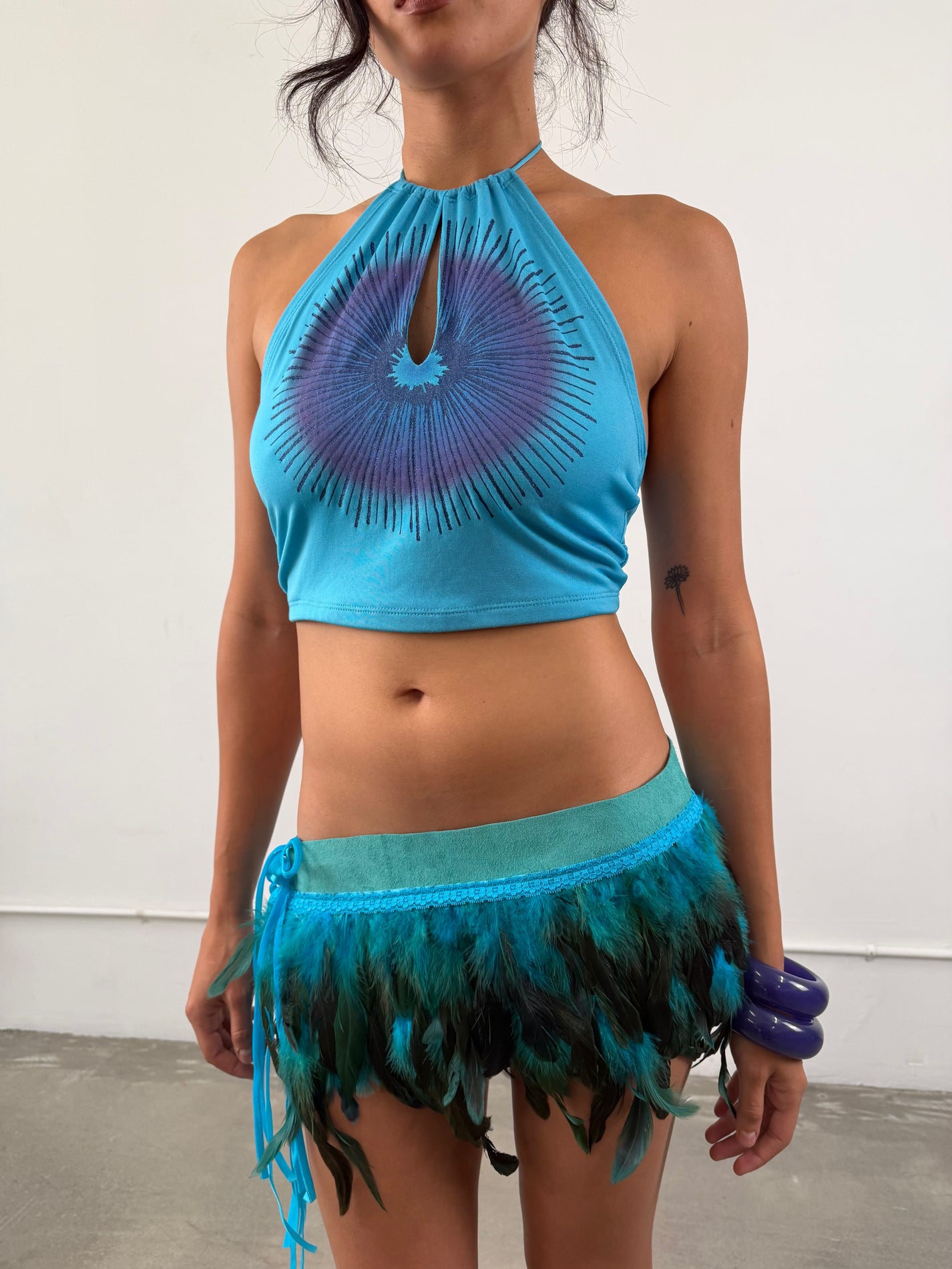 1of1 By 925 Feather Skirt