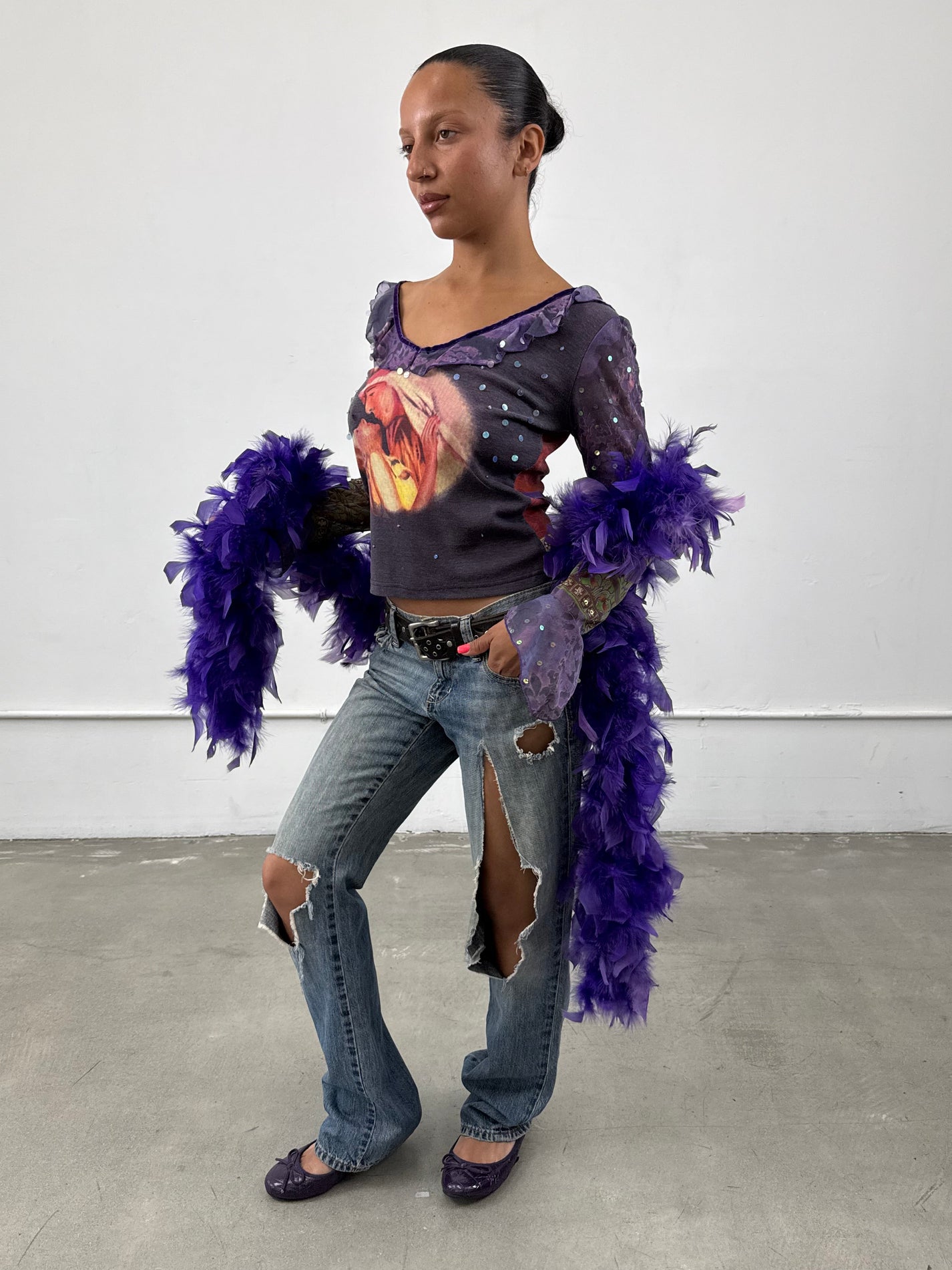 ‘Brielle’ Feather Accessory