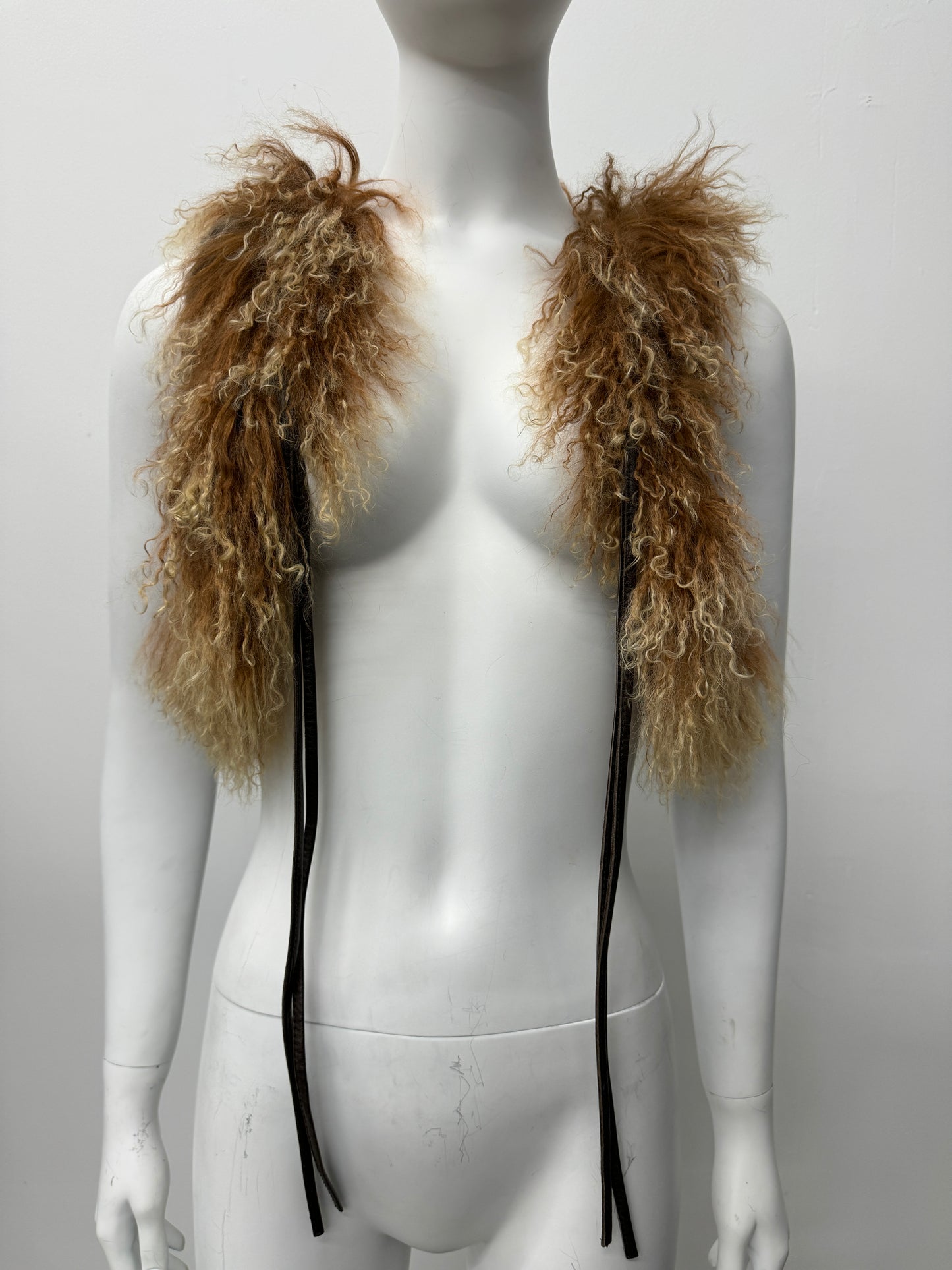 'Enida' Micro Fur Vest