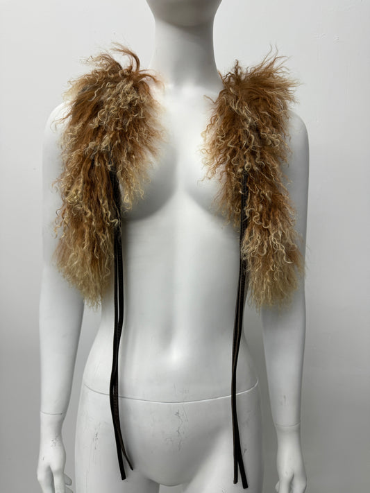 'Enida' Micro Fur Vest