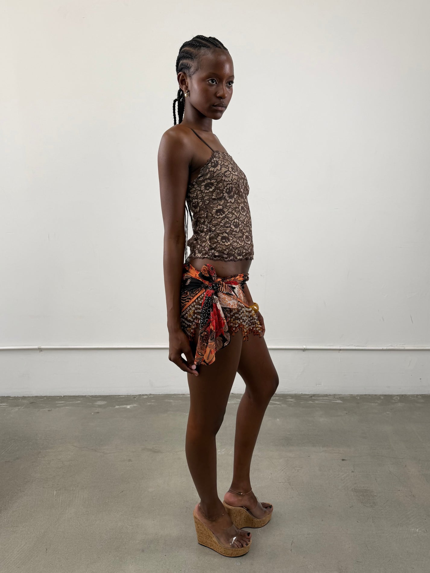 'Evadne' Lace Tank Top