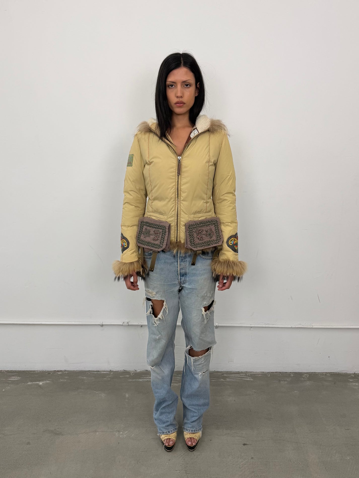 ‘Thea’ Fox Fur Coat