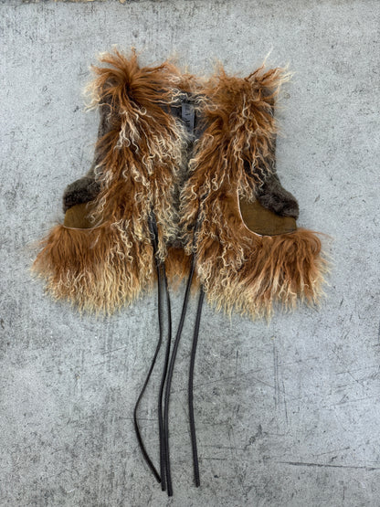 'Enida' Micro Fur Vest