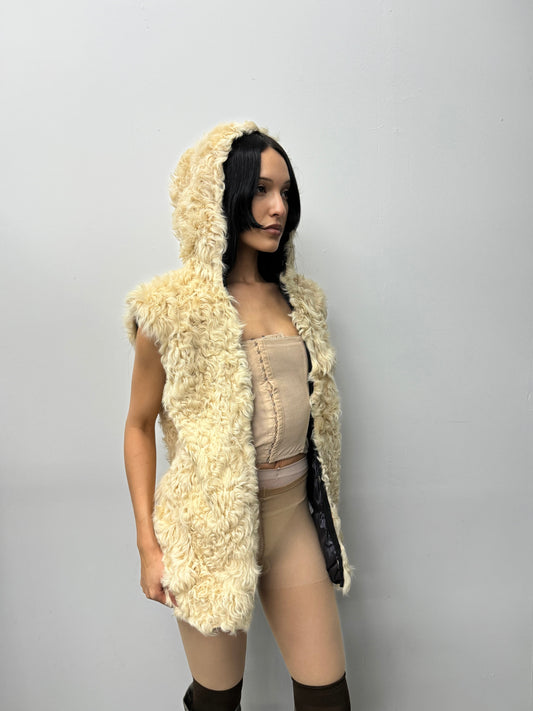 D&G Sheep Fur Hood