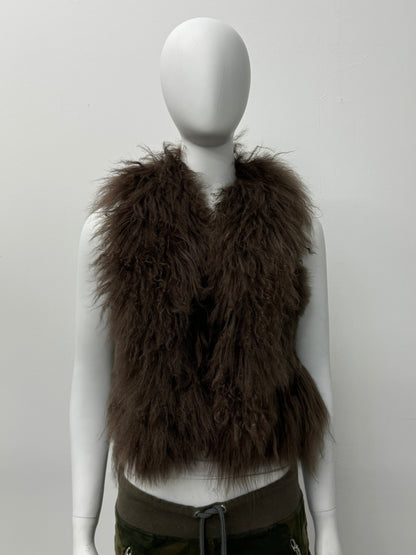 'Petra' Mongolian Fur Vest