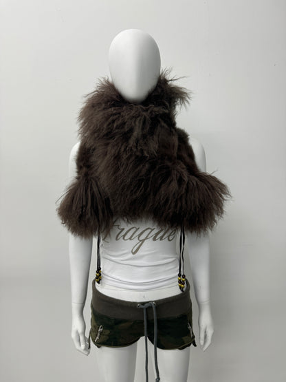 'Petra' Mongolian Fur Vest