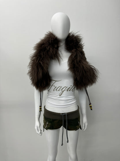 'Petra' Mongolian Fur Vest