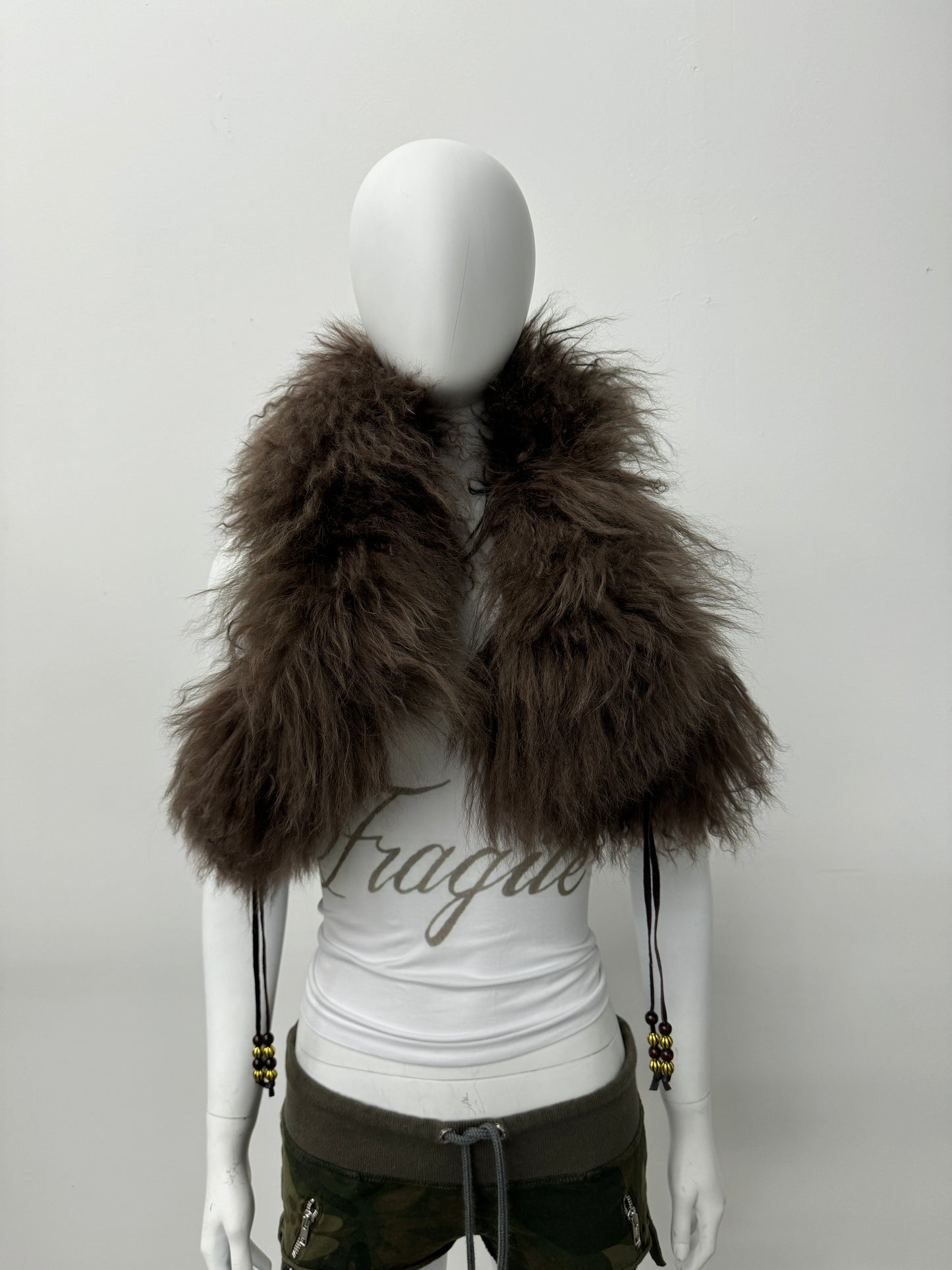 'Petra' Mongolian Fur Vest