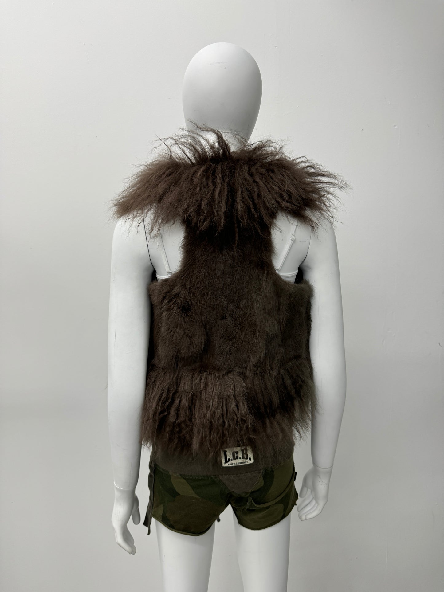 'Petra' Mongolian Fur Vest